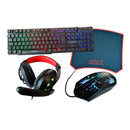 Combo 4 En 1 Gamer Teclado Luces Mouse