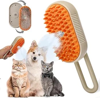 Cepillo de vapor para mascotas 3 en 1   línea Premium