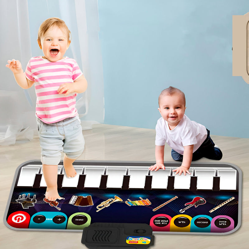 Tapete Piano Infantil com Sons de Instrumentos Musicais