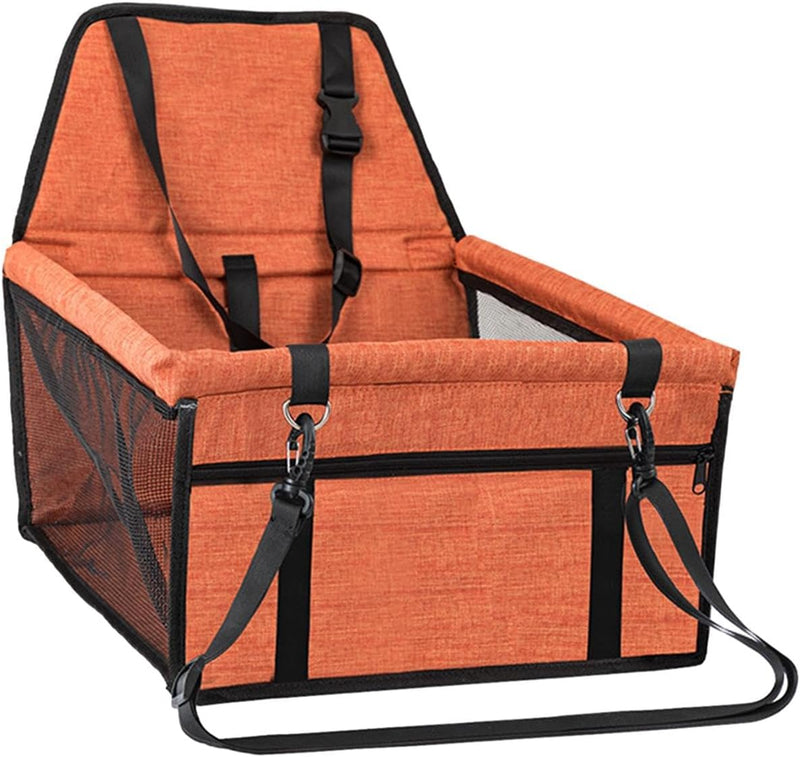 Asiento de Auto para Mascotas Pequeñas – Seguro, Cómodo y Portátil