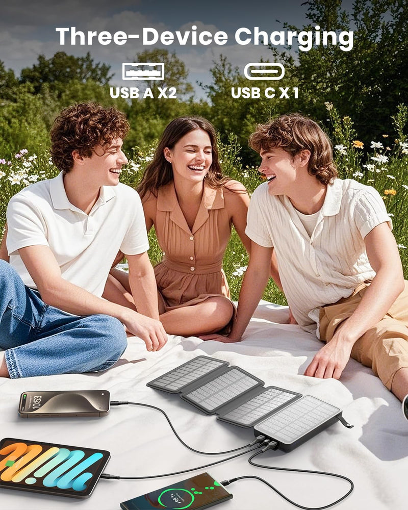 POWER BANK SOLAR 4 PANELES