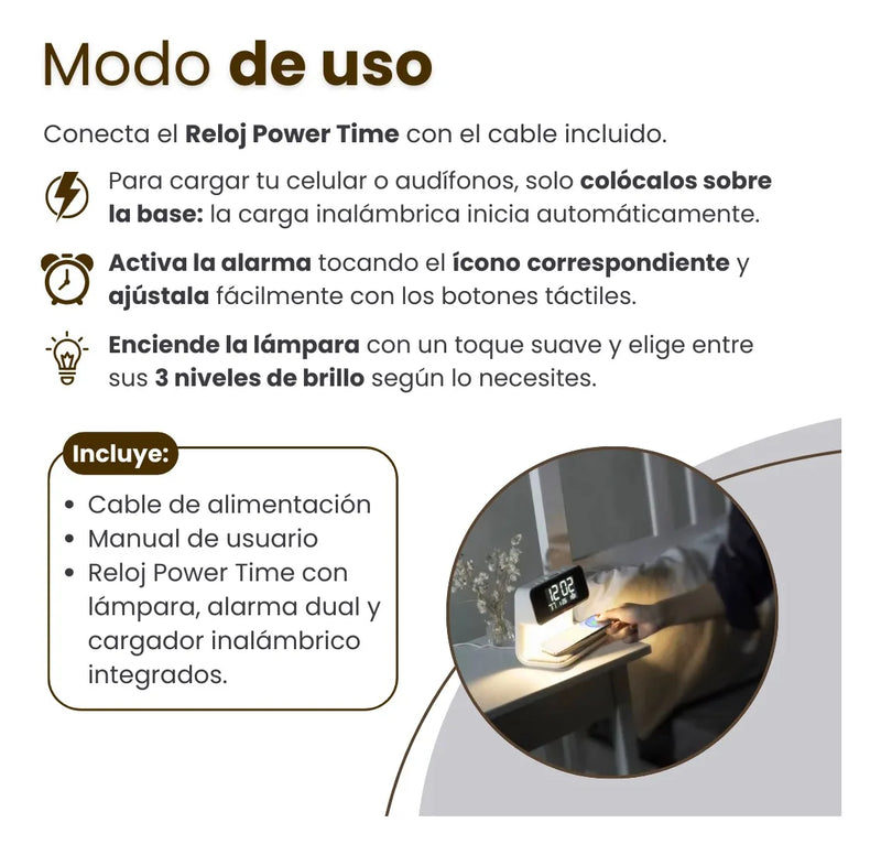 RELOJ POWER TIME